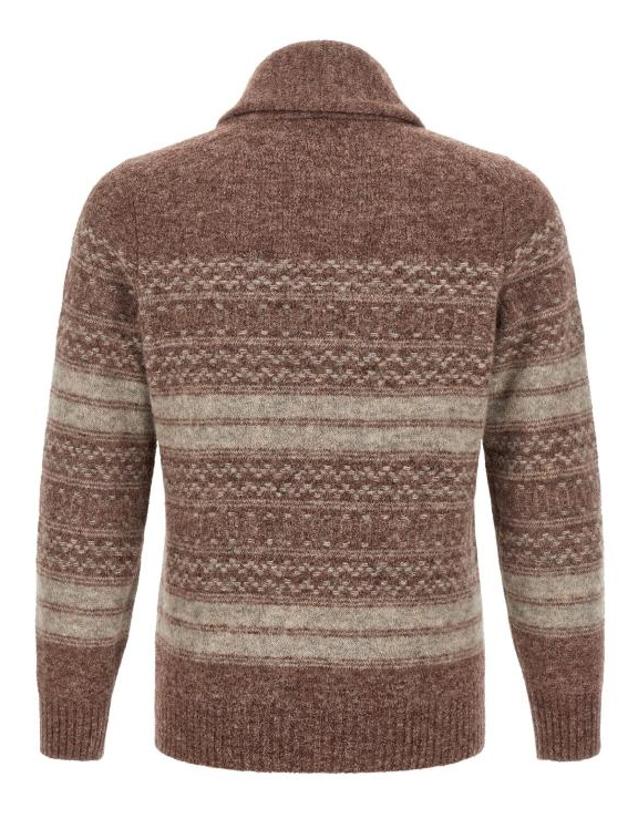 브루넬로 쿠치넬리 [해외직구] 26FW 브루넬로 쿠치넬리 가디건 BR343440BM BROWN 착용컷
