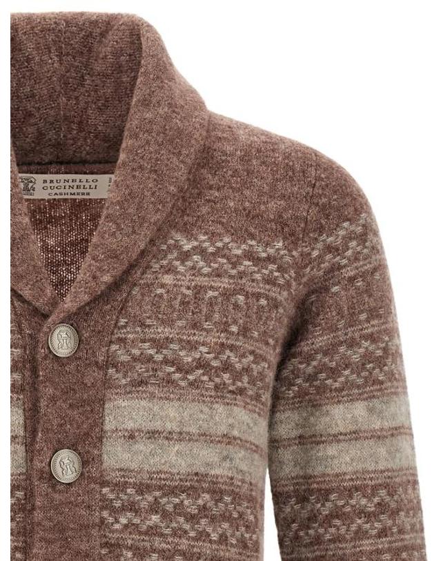 브루넬로 쿠치넬리 [해외직구] 26FW 브루넬로 쿠치넬리 가디건 BR343440BM BROWN 착용컷