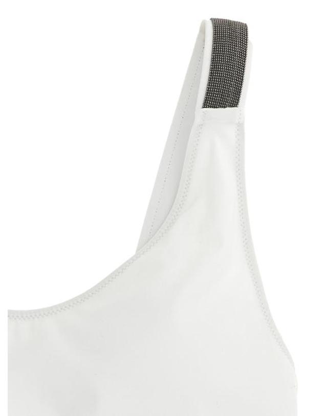 브루넬로 쿠치넬리 [해외직구] 26SS 브루넬로 쿠치넬리 원피스 수영복 BR329917BM WHITE 착용컷