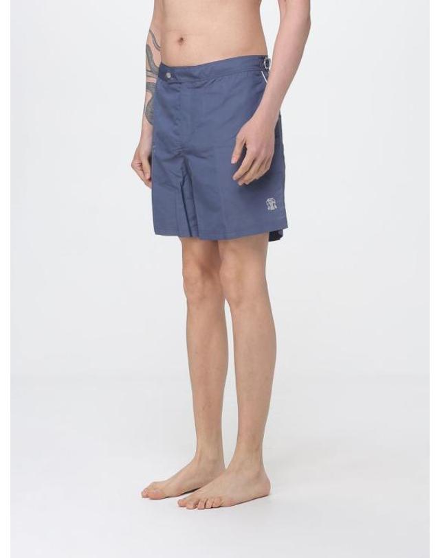 브루넬로 쿠치넬리 [해외직구] 26SS 브루넬로 쿠치넬리 스윔팬츠 MW817045 CTM75 Denim 착용컷
