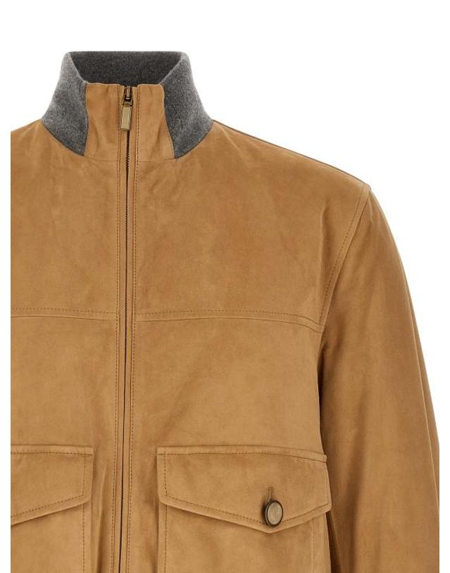 브루넬로 쿠치넬리 [해외직구] 26FW 브루넬로 쿠치넬리 자켓 BR337707BM BEIGE 착용컷