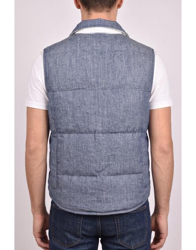 브루넬로 쿠치넬리 [해외직구] 브루넬로 쿠치넬리 베스트 i266186 DENIM BLUE 착용컷