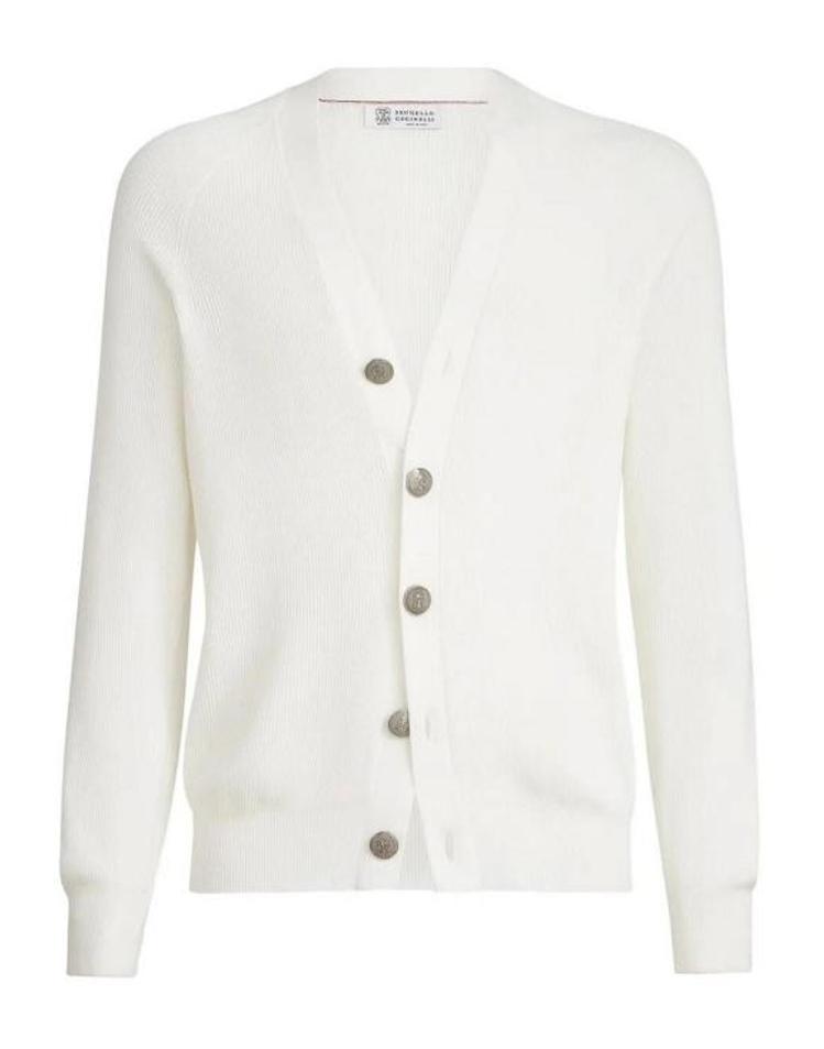 BRUNELLO CUCINELLI [해외] 26SS 브루넬로 쿠치넬리 잉글리시 립 가디건 M29400116CO312 White EQM9XX52224