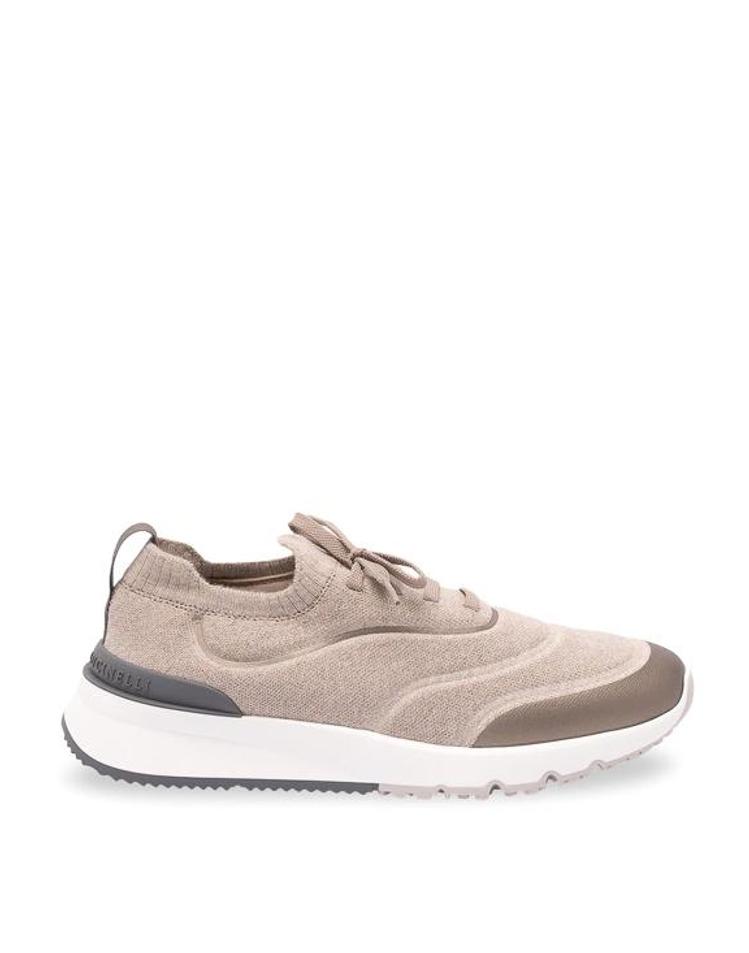BRUNELLO CUCINELLI [해외] 26FW 브루넬로 쿠치넬리 스니커즈 MZUAUFO340CEJ23 LIGHT BROWN EQM9XX57502
