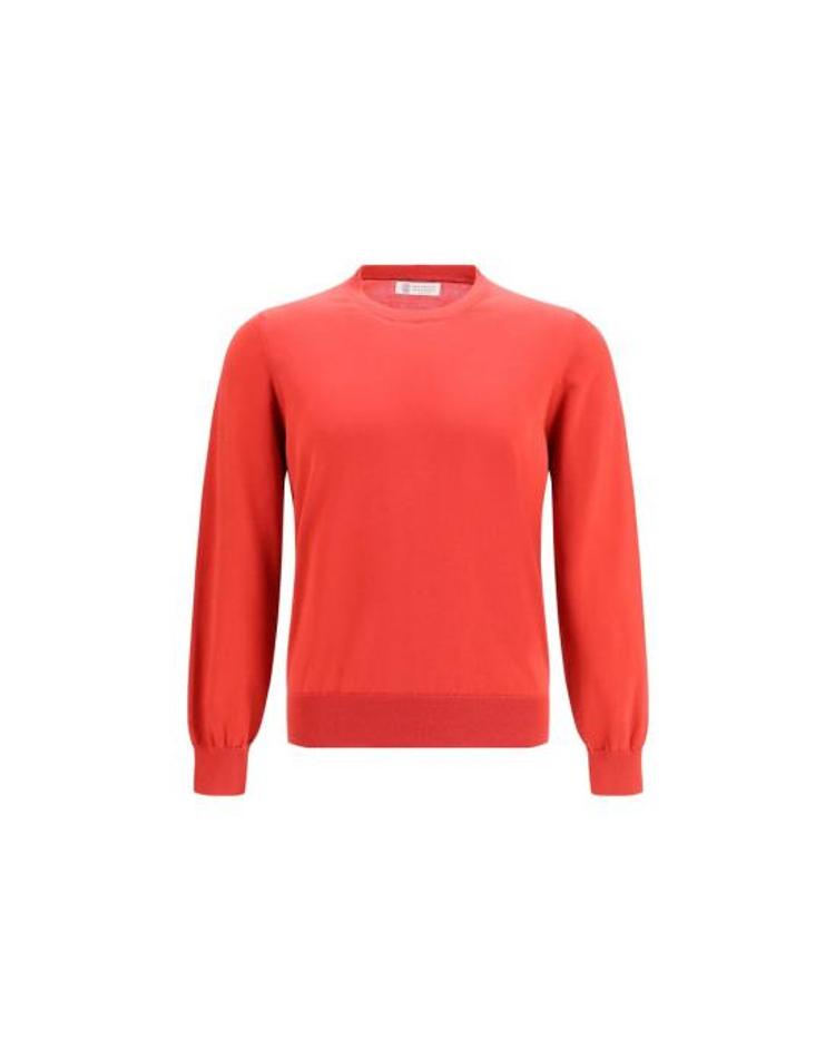 [해외] 26SS 브루넬로 쿠치넬리 긴팔 티셔츠 BRM2900100CPP07BB RED EQM9XX60217