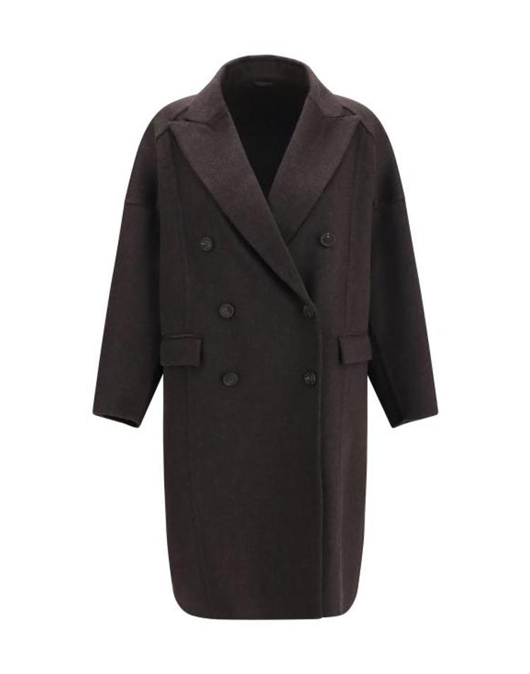 [해외] 26FW 브루넬로 쿠치넬리 모닐레 캐시미어 비버 더블 페이스 코트 MD5039677 C125 BROWN