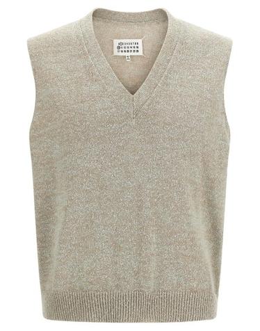 [해외직구] 26FW 마르지엘라 라이트 부클 니트 베스트 S50FB0115M13152003F Beige
