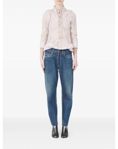 [해외직구] 25FW 마르지엘라 데님 팬츠 S29DL0218MTN124 961 RED STRIPE