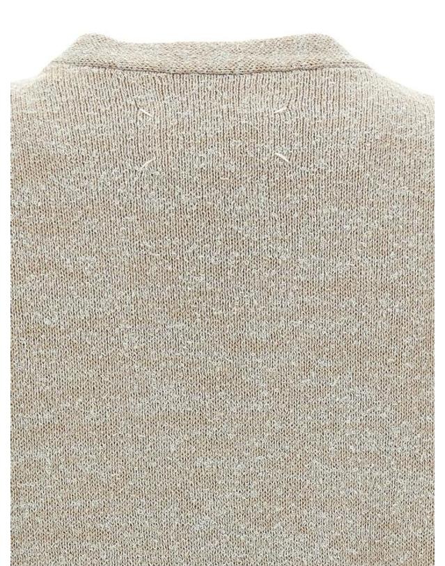 메종 마르지엘라 [해외직구] 26SS 마르지엘라 라이트 부클 니트 베스트 S50FB0115M13152003F Beige 착용컷