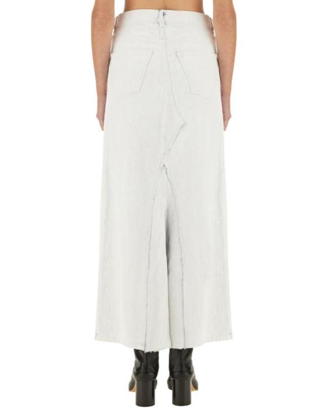 메종 마르지엘라 [해외직구] 24FW 마르지엘라 데님 스커트 SI0MA0003 WHITE 착용컷
