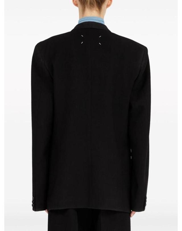 메종 마르지엘라 [해외직구] 24SS 마르지엘라 수트 자켓 S51BN0432S78075961 Black 착용컷