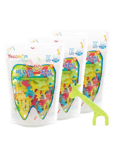 예꼬맘 어린이 치실 지퍼백 80p x 3개