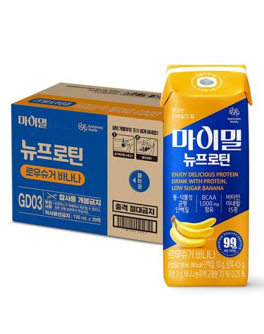 대상웰라이프 마이밀 뉴프로틴 바나나 190ml (30팩)