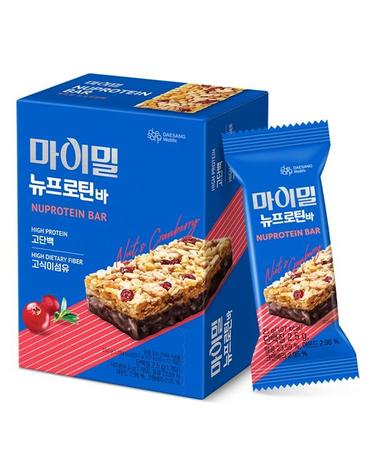 대상웰라이프 마이밀 뉴프로틴바 21g 12개입