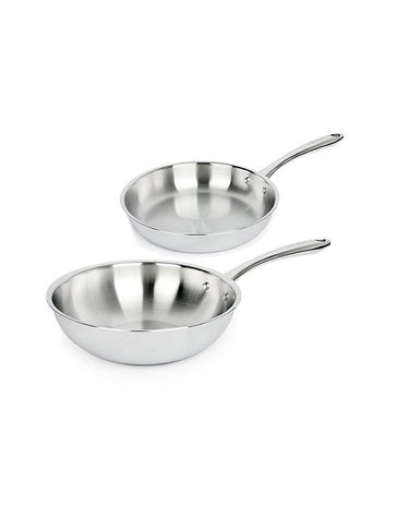 [갤러리아] 한일스텐레스 올파이프 통5중 쿡웨어 후라이팬 궁중팬 2종세트 20cm 24cm 인덕션겸용