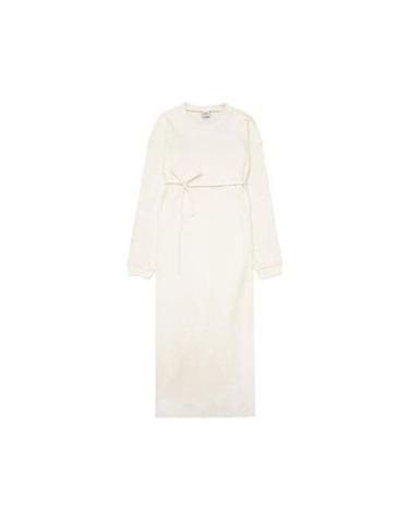 [명품] 베이스레인지 쇼 롱슬리브 카프탄 드레스 DRSH RIB 000 OFF WHITE DOM