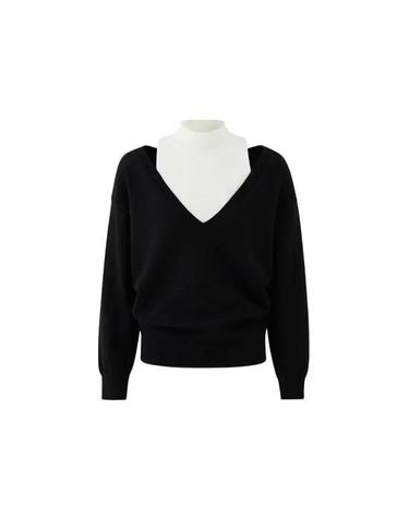 [명품] 베이스레인지 스웨터 PUSOV RC WI25 BLACK DOM