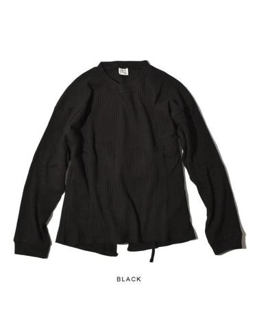 [명품] 베이스레인지 긴팔 티셔츠 FSHL RIB 000 BLACK DOM