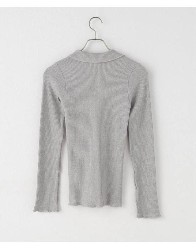 베이스레인지 [명품] 베이스레인지 스웨터 TTDLSRCRWI25 GREY MELANGE DOM 착용컷