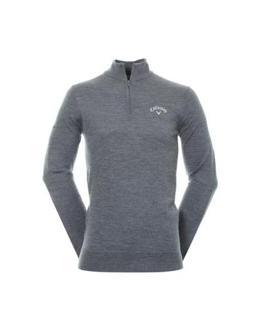 [명품] 26FW 캘러웨이 집업 니트 CGGF80M1038 STEEL HEATHER DOM