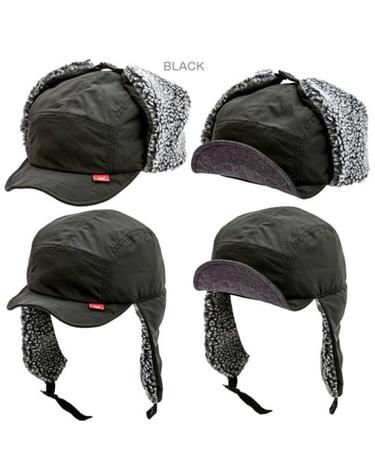 [명품] 클레프 이어플랩 캡 TEDBOAJETCAP BLACK DOM