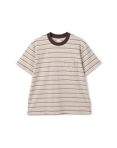 [명품] 26SS 단톤 플레인 숏 슬리브 포켓 티셔츠 단톤 DTC0197 TCB BEIGE X BROWN MULTI DOM