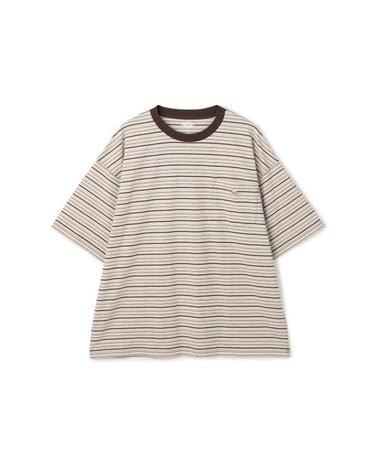 [명품] 26SS 단톤 반팔 티셔츠 DTC0402 TCB BEIGE X BROWN MULT BEIGE X BROWN MULTI DOM