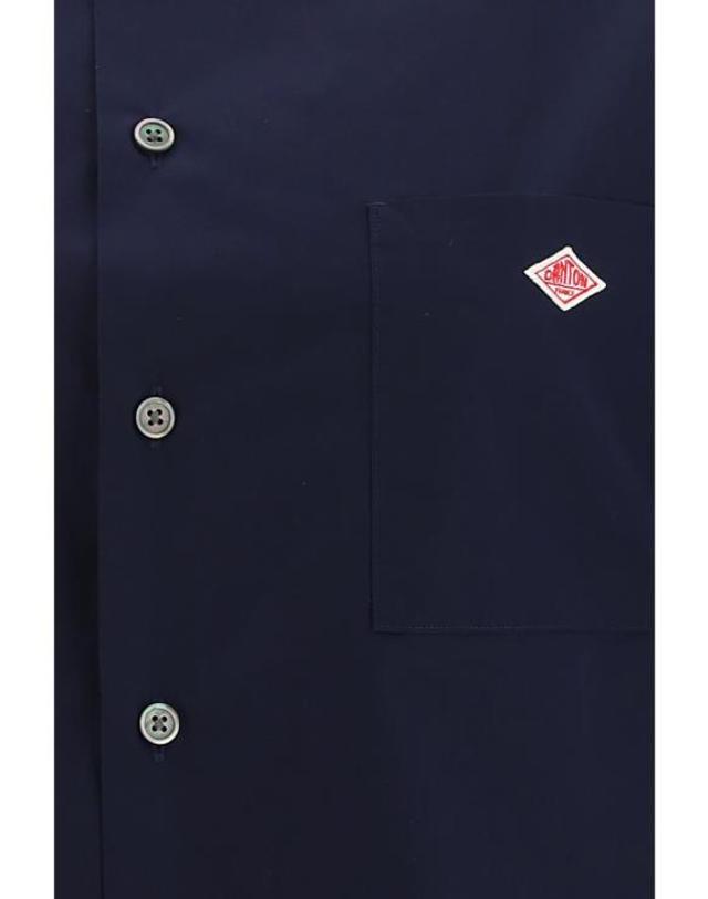 단톤 [명품] 26SS 단톤 반팔 셔츠 DTB0049 CPL NAVY DOM 착용컷