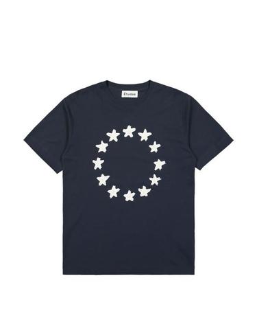 [명품] 에뛰드스튜디오 반팔 티셔츠 ETDU241PRTS004NV NAVY DOM