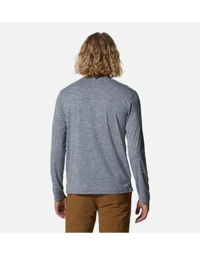 마운틴하드웨어 [명품] 26SS 마운틴하드웨어 긴팔 티셔츠 2027871 056 FOIL GREY HEATHER DOM 착용컷