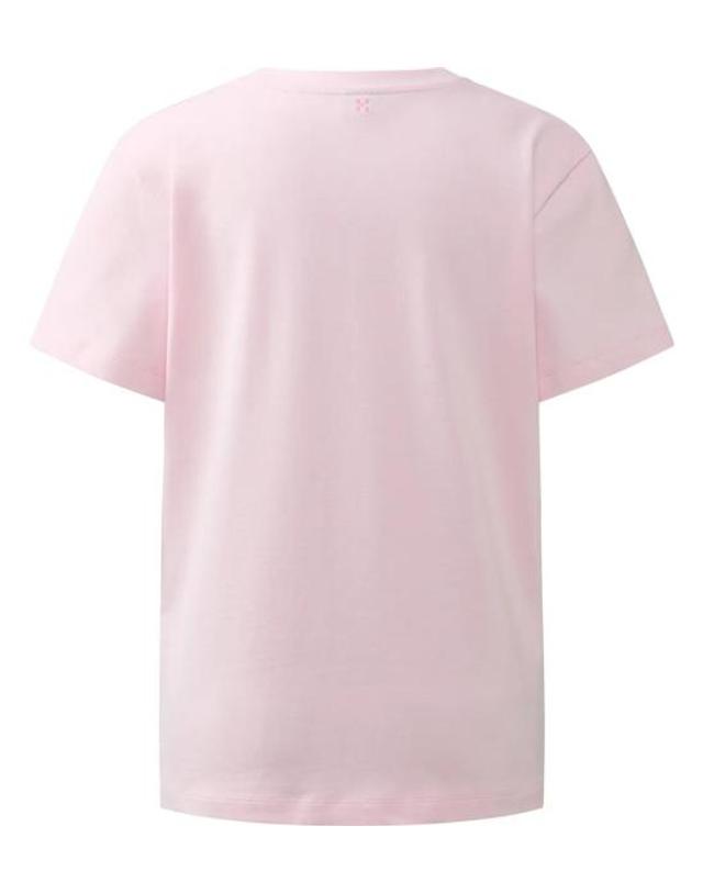 하그로프스 [명품] 26SS 하그로프스 반팔 티셔츠 607665 5Q0 FRESH PINK DOM 착용컷