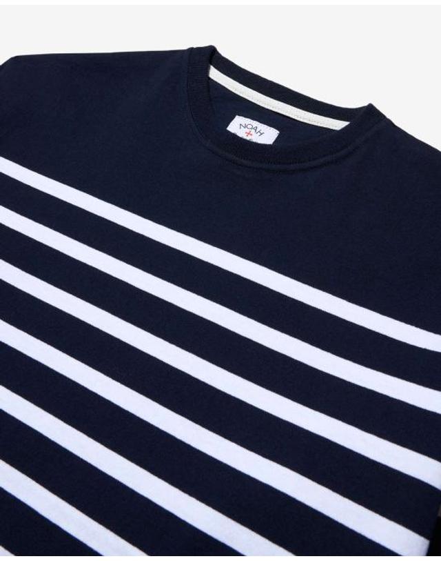 노아 [명품] 26SS 노아 긴팔 티셔츠 NOAU261MRTL092NV NAVY WHITE DOM 착용컷