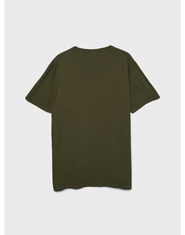 노아 [명품] 노아 반팔 티셔츠 NOAU251MRTS117AG ARMY GREEN DOM 착용컷