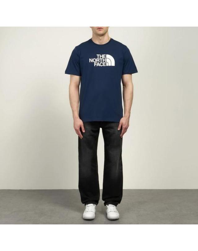 노스페이스 [명품] 26SS 노스페이스 숏슬리브 코어 하프 돔 티셔츠 NF0A8B6JI85 SUMMIT NAVY TNF WHITE DOM 착용컷
