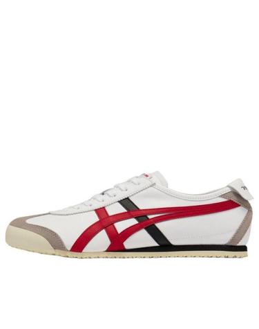 [명품] 오니츠카타이거 멕시코 66 스니커즈 1183C102 105 WHITE CLASSIC RED DOM