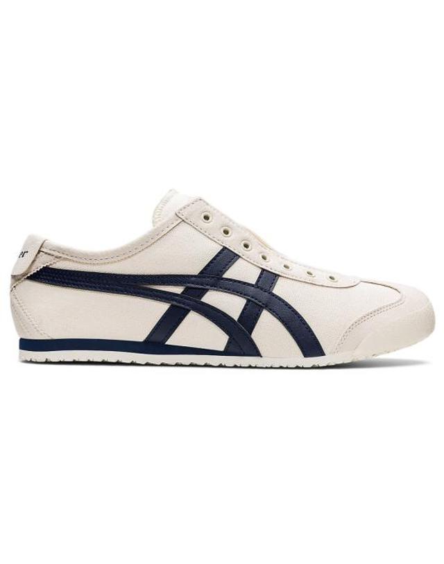 오니츠카타이거 [명품] 오니츠카타이거 멕시코 66 슬립온 1183A360 205 OFF WHITE BEET JUICE DOM 착용컷