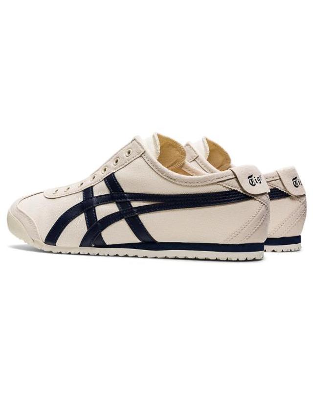 오니츠카타이거 [명품] 오니츠카타이거 멕시코 66 슬립온 1183A360 205 OFF WHITE BEET JUICE DOM 착용컷