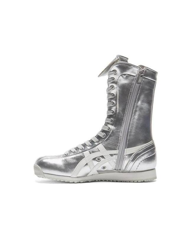 오니츠카타이거 [명품] 오니츠카타이거 멕시코 66 복싱 1183C454 020 PURE SILVER OFF WHITE DOM 착용컷