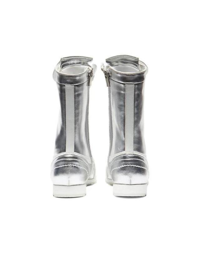 오니츠카타이거 [명품] 오니츠카타이거 멕시코 66 복싱 1183C454 020 PURE SILVER OFF WHITE DOM 착용컷