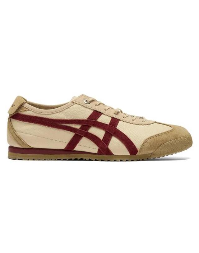오니츠카타이거 [명품] 오니츠카타이거 멕시코 66 SD 스니커즈 1183C015 202 BEIGE BEET JUICE DOM 착용컷