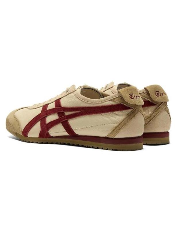 오니츠카타이거 [명품] 오니츠카타이거 멕시코 66 SD 스니커즈 1183C015 202 BEIGE BEET JUICE DOM 착용컷