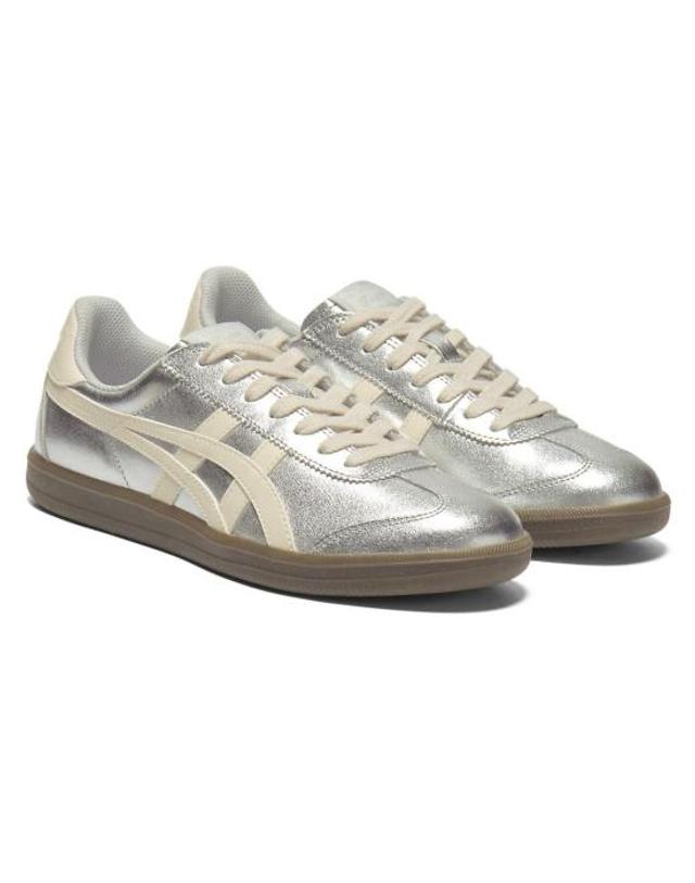 오니츠카타이거 [명품] 오니츠카타이거 TOKUTEN 토쿠텐 스니커즈 1183C429 020 PURE SILVER CREAM DOM 착용컷