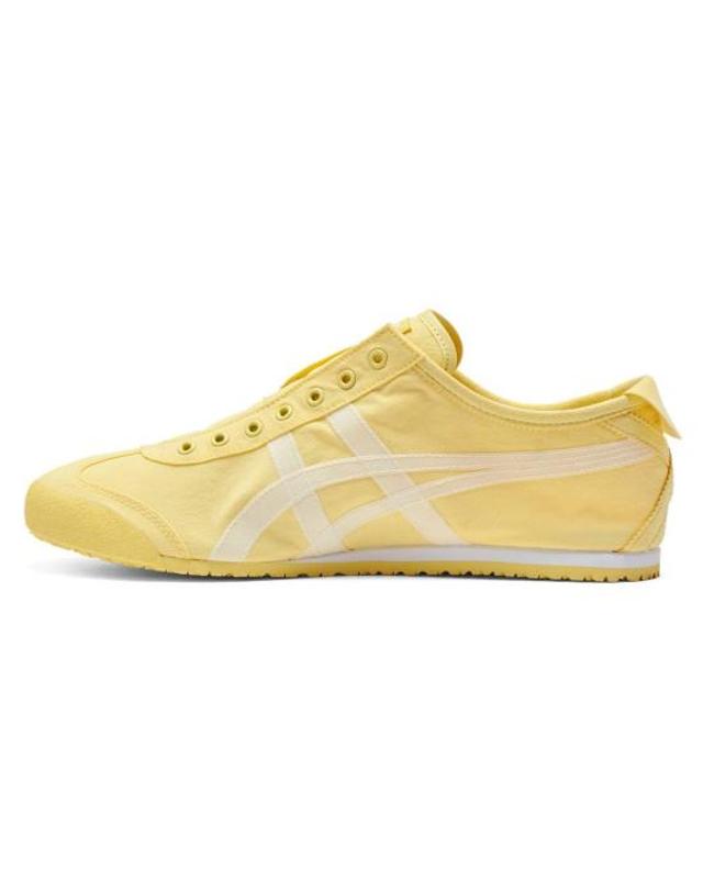 오니츠카타이거 오니츠카타이거 남성 멕시코 66 슬립온 1183B603 750 YELLOW WHITE BPG 착용컷