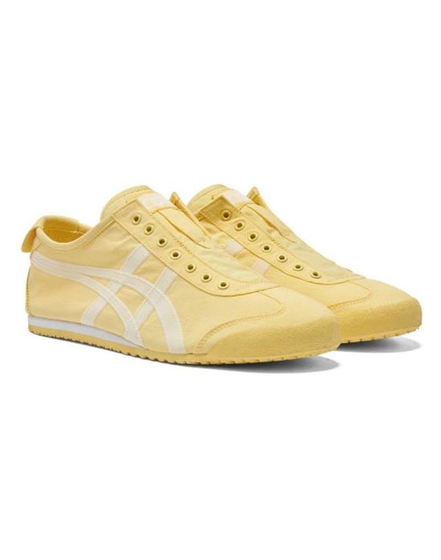 오니츠카타이거 오니츠카타이거 남성 멕시코 66 슬립온 1183B603 750 YELLOW WHITE BPG 착용컷