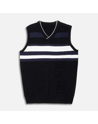 [명품] 피엑스지 니트 베스트 CMMS25ASV319 BLACK DOM