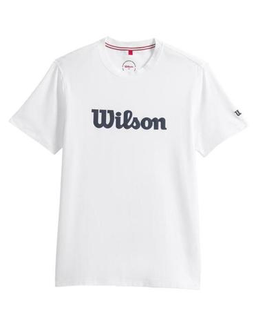 [명품] 윌슨 반팔 티셔츠 WM00290511 WTA BRIGHT WHITE SCRIPT DOM