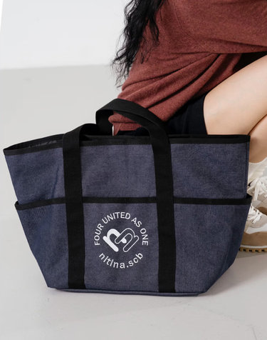 데님 숄더 BAG  BL
