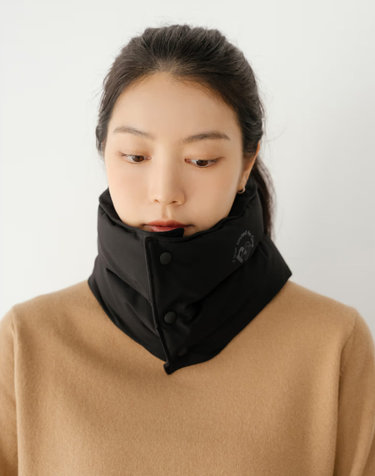 패딩 넥워머 BK
