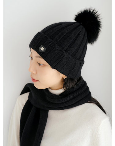 울 100 비니 BK