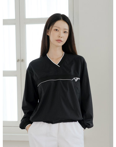 방풍 브이넥 윈드브레이크 BK